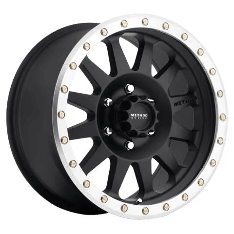 MRW 304 — Matte Black Machined Lip 18"