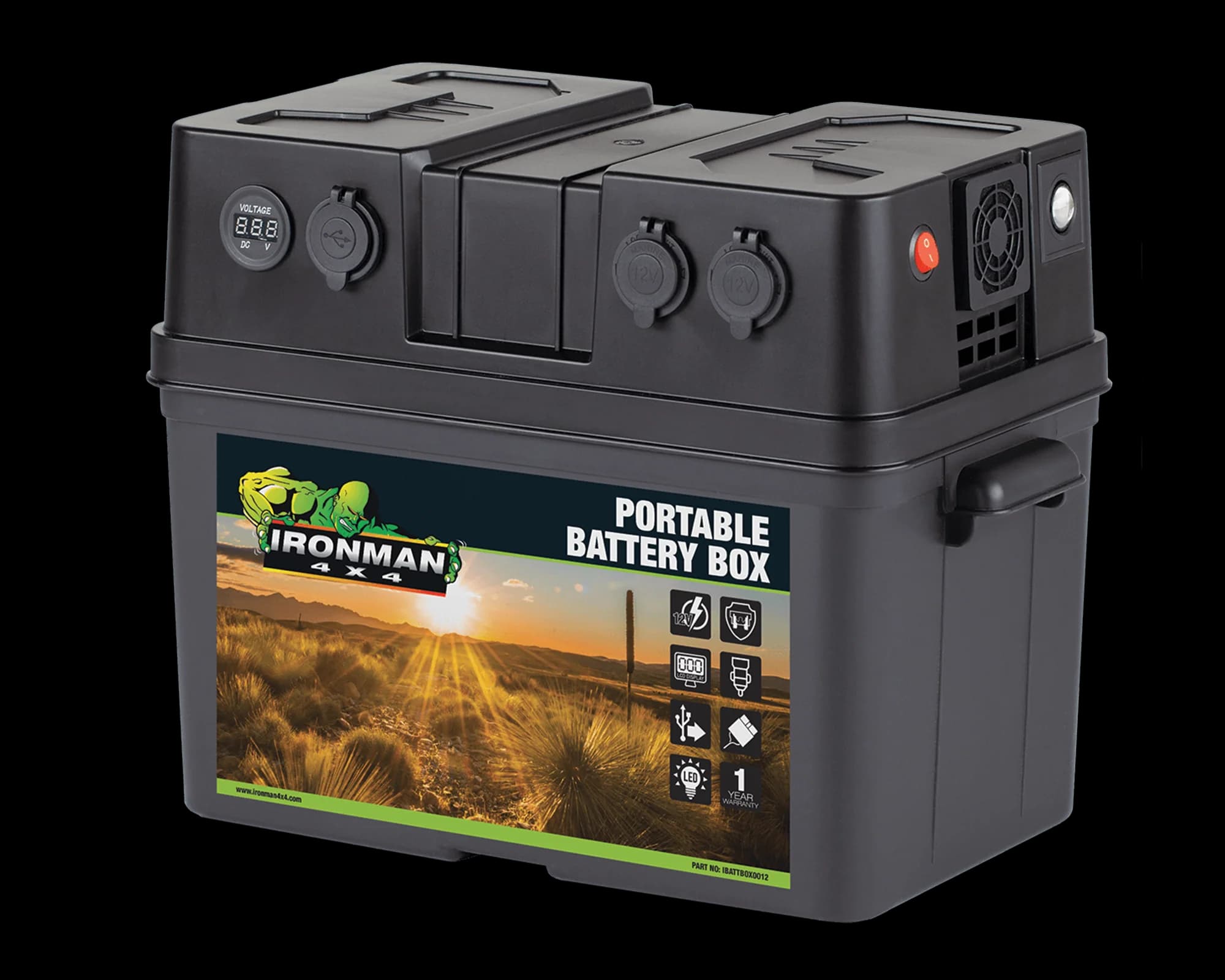 Battery Box (Portable, Dc Outlets)