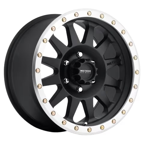 MRW 304 — Matte Black Machined Lip 18"